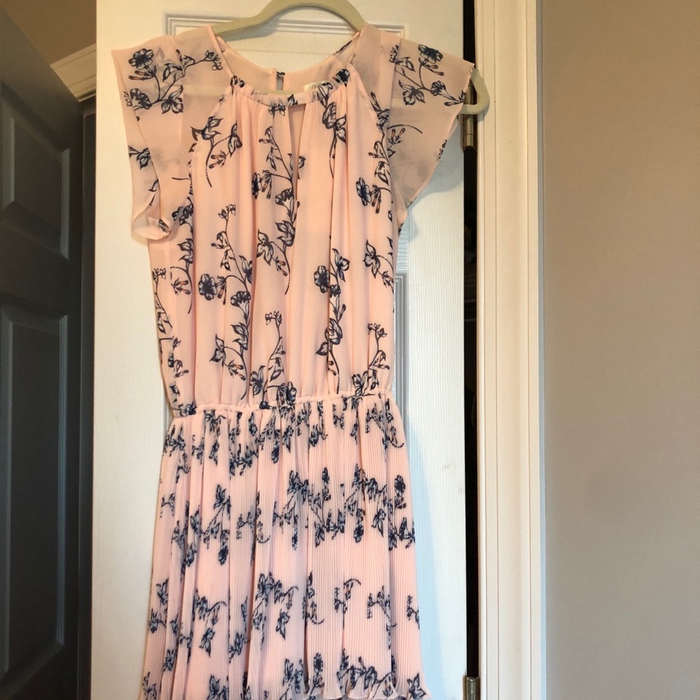 Pink floral Shoshanna dress